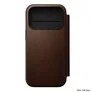 Nomad Modern Leather Folio iPhone 17 Pro Brown