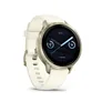 Garmin Venu® 4 - 41 mm Beige/Lunargold mit Schnellwechsel-Silikon-Armband 18 mm Bone