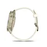 Garmin Venu® 4 - 41 mm Beige/Lunargold mit Schnellwechsel-Silikon-Armband 18 mm Bone