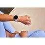 Garmin Venu® 4 - 41 mm Grau/Silber mit Schnellwechsel-Silikon-Armband 18 mm Lavendelblau