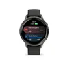 Garmin Venu® 4 - 45 mm Schwarz/Schiefergrau mit Schnellwechsel-Silikon-Armband 22 mm