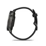 Garmin Venu® 4 - 45 mm Schwarz/Schiefergrau mit Schnellwechsel-Silikon-Armband 22 mm