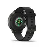 Garmin Venu® 4 - 45 mm Schwarz/Schiefergrau mit Schnellwechsel-Silikon-Armband 22 mm