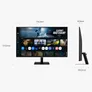 Samsung Smart M70F LS32FM700UUXEN 32 Zoll 4K (UHD) VA LED 16:9 60 Hz Monitor