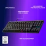 Logitech G515 Rapid TKL Schwarz - Magnetische Analog-Switches, Rapid-Trigger, Unterstützt LogitechG Hub