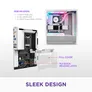 NZXT N7 B850 ATX Mainboard Sockel AM5 WIFI6E weiß