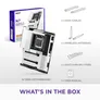 NZXT N7 B850 ATX Mainboard Sockel AM5 WIFI6E weiß