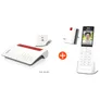 Fritz!-Bundle aus FRITZ!Box 7690 + FRITZ!Fon X6 weiß + FRITZ!Repeater 1200 AX