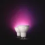 Philips Hue Starter Kit: Hue Bridge Pro + 3 GU10 smarte  LED Spots + Dimmer Switch