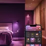Philips Hue Starter Kit: Hue Bridge Pro + 3 GU10 smarte  LED Spots + Dimmer Switch