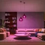 Philips Hue Starter Kit: Hue Bridge Pro + 2 E27, White and Color Ambiance, kompatibel mit gängigen Smart-Home-Assistenten