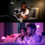 Philips Hue Essential Starter Kit: Hue Bridge + 2 Essential E27 smarte Lampen, White and Color Ambiance, 2200K-6500K, kompatibel mit gängigen Smart-Home-Assistenten