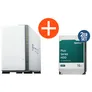 Synology DS223j NAS System 2-Bay 32 TB inkl. 2x 16 TB Synology HDD HAT3310-16T