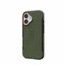 UAG Urban Armor Gear Civilian MagSafe Case Apple iPhone 17 olive/pop orange
