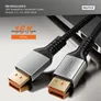 DIGITUS 16K DisplayPort Anschlusskabel Version 2.1 1m 80G schwarz