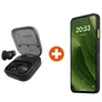 Das Fairphone (Gen. 6) Dual-SIM 8GB/256GB schwarz Android 15 Smartphone + Fairbuds True Wireless Earbuds