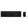 Lenovo Professional Combo Schwarz Maus-Tastaturkombination, kabellos, wiederaufladbar, Bluetooth, 2.4 Ghz Empfänger