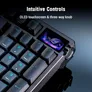 ASUS ROG Azoth 96 HE Kabellose Analoge Gaming Tastatur - Hot-Swap ROG HFX V2 Magnetic Switches, USB-C, 2.4Ghz, Bluetooth, 8000 Hz Abtastrate, OLED Touchscreen