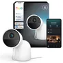 Philips Hue Secure kabelgebundene Kamera mit Standfuß 2K-Videoauflösung weiß
