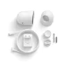 Philips Hue Secure kabelgebundene Kamera mit Standfuß 2K-Videoauflösung weiß