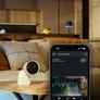 Philips Hue Secure kabelgebundene Kamera mit Standfuß 2K-Videoauflösung weiß