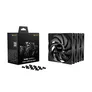 be quiet! Lüfter Pure Wings 3 PWM HS Triple Pack - 140mm Gehäuselüfter