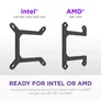 NZXT Kraken Core RGB 360 (2025) AIO- Wasserkühlung schwarz