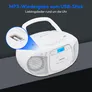 Medion LIFE® E66476 CD-/MP3-/Kassettenspieler weiß