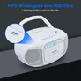 Medion LIFE® E66476 CD-/MP3-/Kassettenspieler blau