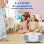 Medion LIFE® E66476 CD-/MP3-/Kassettenspieler blau