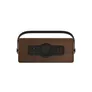 Pure Classic Aura tragbarer Bluetooth-Lautsprecher; Hintergrundlicht; braun/walnuss