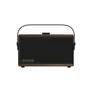 Pure Classic Aura tragbarer Bluetooth-Lautsprecher; Hintergrundlicht; braun/walnuss
