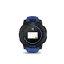 Garmin Instinct® 3 – 45 mm, AMOLED Schwarz mit Silikon-Wechselarmband 22 mm Bolt Blue