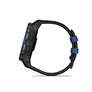 Garmin Instinct® 3 – 50 mm, AMOLED Schwarz mit Silikon-Wechselarmband 26 mm Bolt Blue