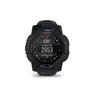Garmin Instinct® 3 – 50 mm, AMOLED Schwarz mit Silikon-Wechselarmband 26 mm Bolt Blue