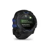 Garmin Instinct® 3 – 50 mm, AMOLED Schwarz mit Silikon-Wechselarmband 26 mm Bolt Blue