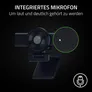 Razer Kiyo V2 X Full-HD-Webcam (1080P) mit 60 FPS für Creators, QHD-Auflösung (1440P) mit 30 FPS
