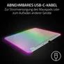 RAZER Firefly V2 Pro Phantom White Edition - Vollständig beleuchtete Gaming-Mausmatte mit Razer Chroma™