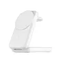 Belkin UltraCharge faltbare magnetische 3-in-1-Ladestation mit Qi2 25W weiß, eckig