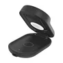 Belkin UltraCharge faltbare magnetische 3-in-1-Ladestation mit Qi2 25W schwarz, rund