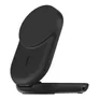Belkin UltraCharge faltbare magnetische 2-in-1-Ladestation mit Qi2 25W schwarz, rund