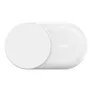 Belkin UltraCharge faltbare magnetische 2-in-1-Ladestation mit Qi2 25W weiß, rund