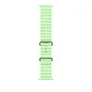 Apple 49mm Neongrün Ocean Band - Natural Titanium Finish