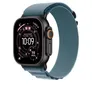 Apple 49 mm Alpine Loop Hellblau - Large - Titan Schwarz