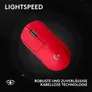 Logitech PRO X SUPERLIGHT 2 SE Rot Gaming Maus, Kabellose LIGHTSPEED Technologie, Hero 2 Sensor, 44.000 DPI, 8000Hz