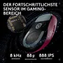 Logitech PRO X SUPERLIGHT 2 DEX Magenta/Rosa Gaming Maus, Kabellose LIGHTSPEED Technologie, Hero 2 Sensor, 44.000 DPI, 8000Hz, POWERPLAY Unterstützung