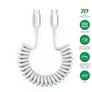 4smarts USB-C Spiralkabel 100W Weiß