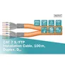 DIGITUS CAT 7 S/FTP Verlegekabel Duplex, Dca-s2, d1, a1, 100 m