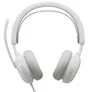 Logitech Zone Wired 2 for Business Weiß, Kabelgebundenes USB-Headset mit adaptiver Hybrid-ANC, Mikrofon mit Geräuschunterdrückung, Microsoft Teams zertifiziert