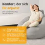 Medisana RS 100 Bubble sofa hellgrau
